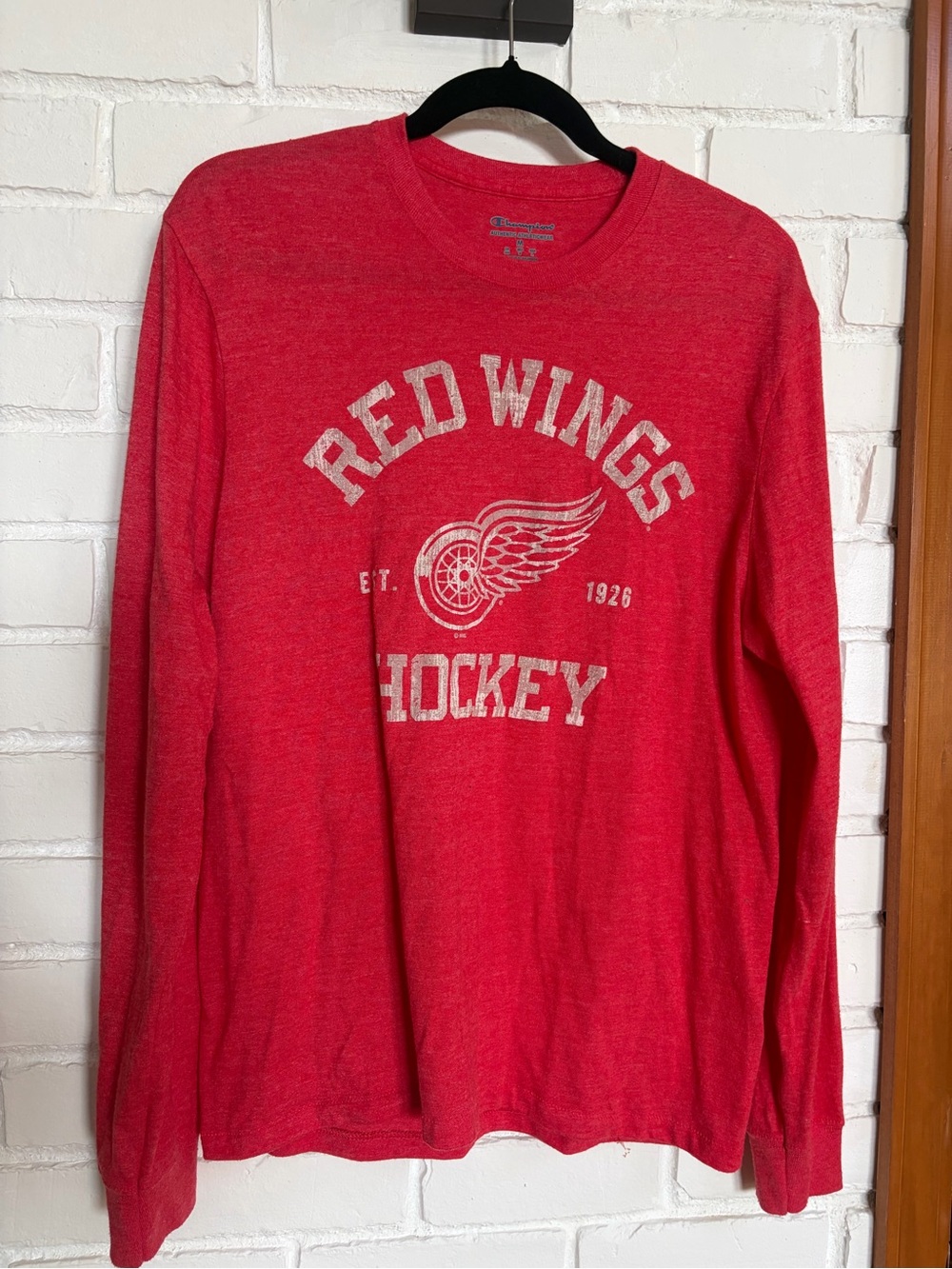 Red Wings Hockey Long Sleeve Tee
